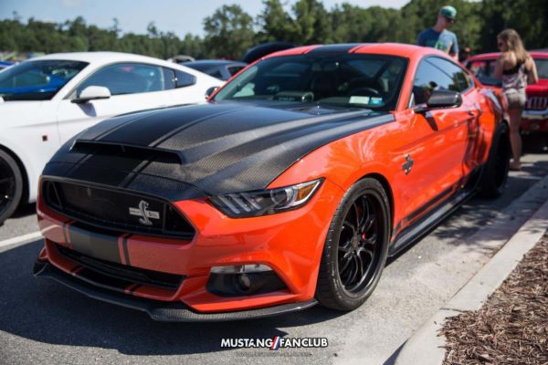 mustang week 2016 mw16 mustangfanclub mustang fan club meet and greet shelby super snake carbon fiber s550 competition orange