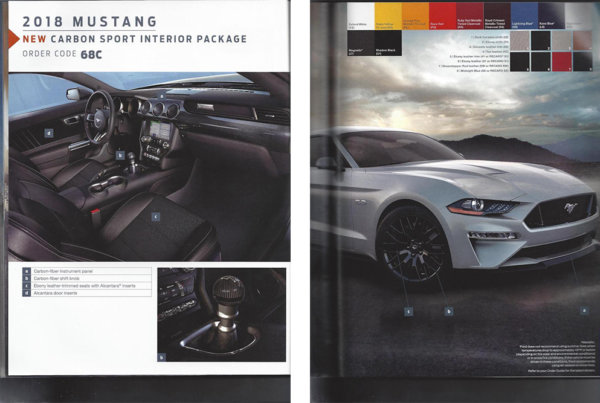 '18 18 2018 Mustang order guide companion new release mustangfanclub fan club unreleased news ford