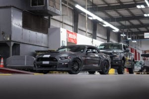 ROUSH Stage 3 mustang assembly line