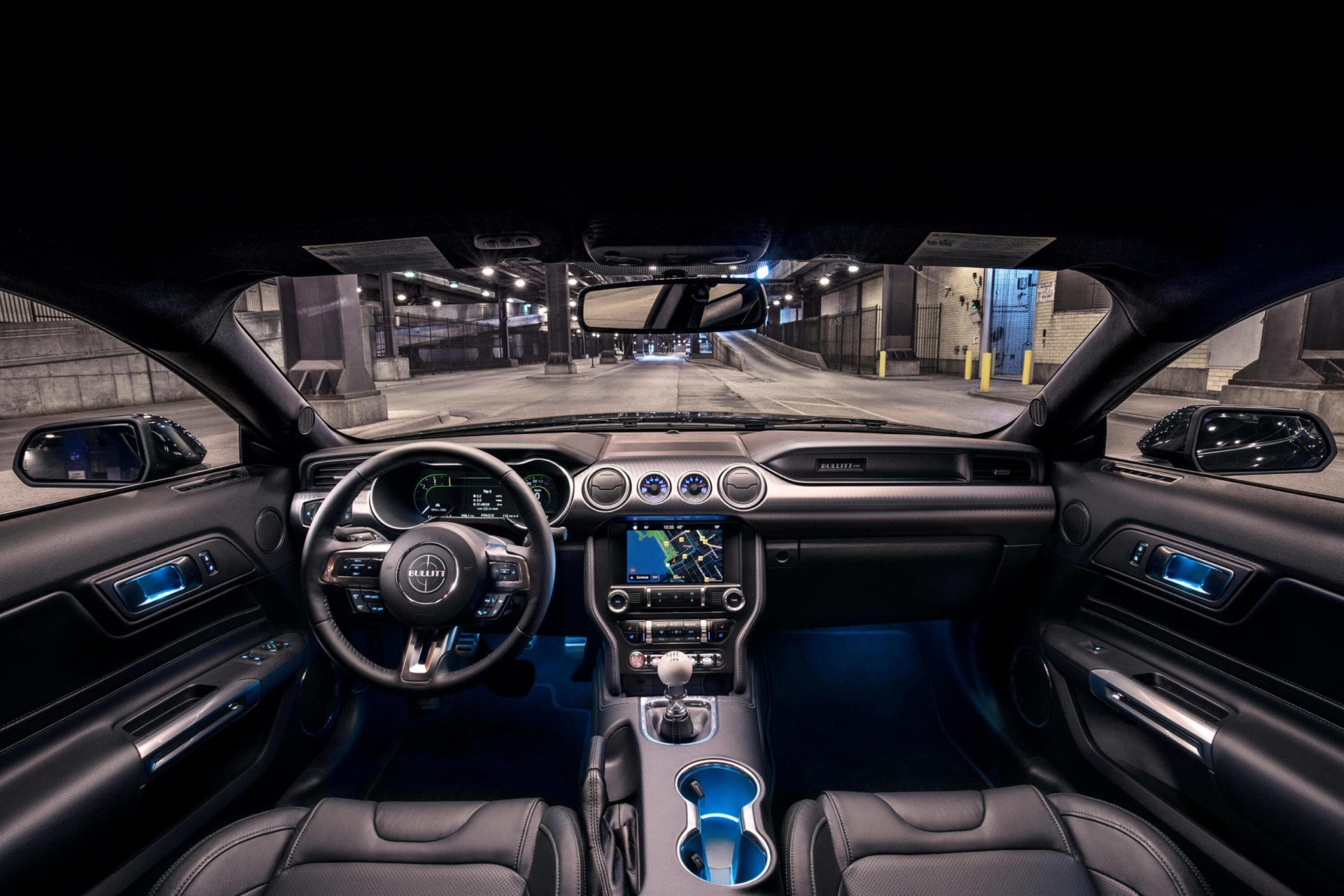 2019 Bullitt Mustang interior