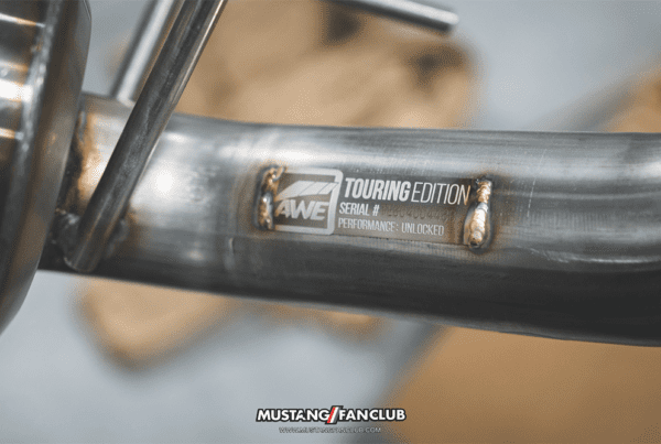 awe touring axle back exhaust s197 mustang
