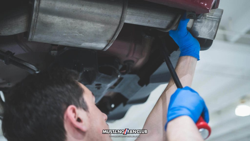 awe touring axle back exhaust s197 mustang install