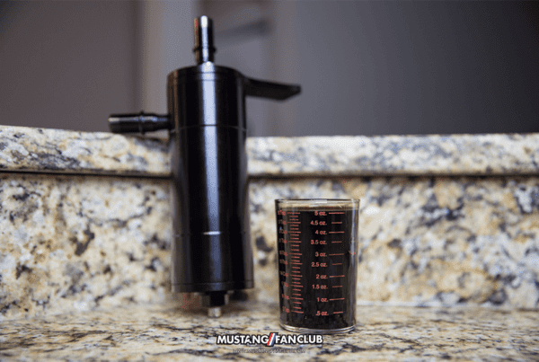 ROUSH supercharger UPR Catch can