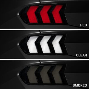 S650 Mustang clear taillights and smoked taillights