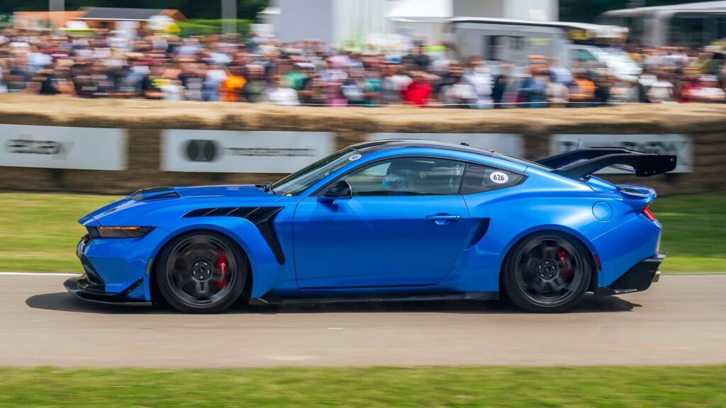 Indulgent Blue Mustang GTD