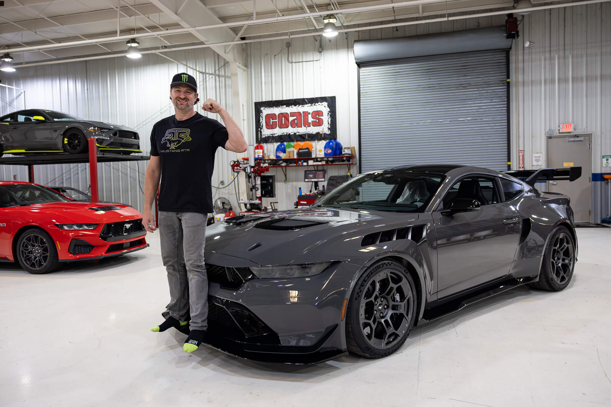 Vaughn Gittin Jr. Takes Delivery of His Leadfoot Grey Mustang GTD